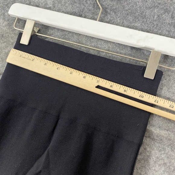 SPANX Leggings Small Black Crop Seamless Look at Me Now High Rise Shapewear - Picture 6 of 11
